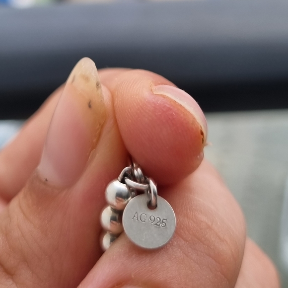 Tiffany & Co 925 Rubedo Mini Heart Bracelet - Picture 6 of 9